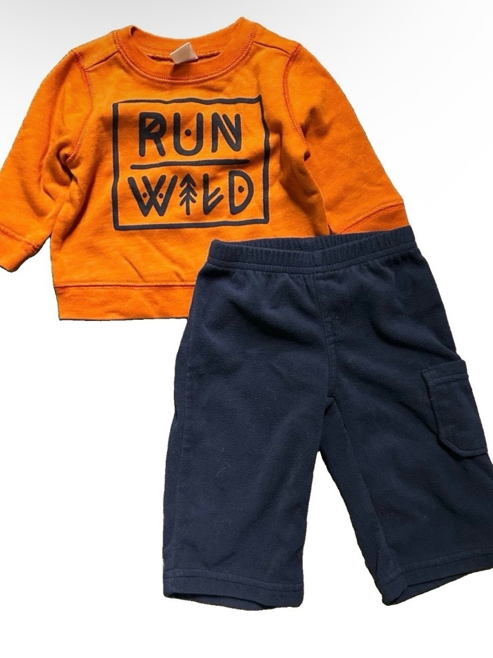 Baby Clothing Sweatpants Jeans Long Sleeve Bodysuits Size 3-6 Months - Picture 4 of 7